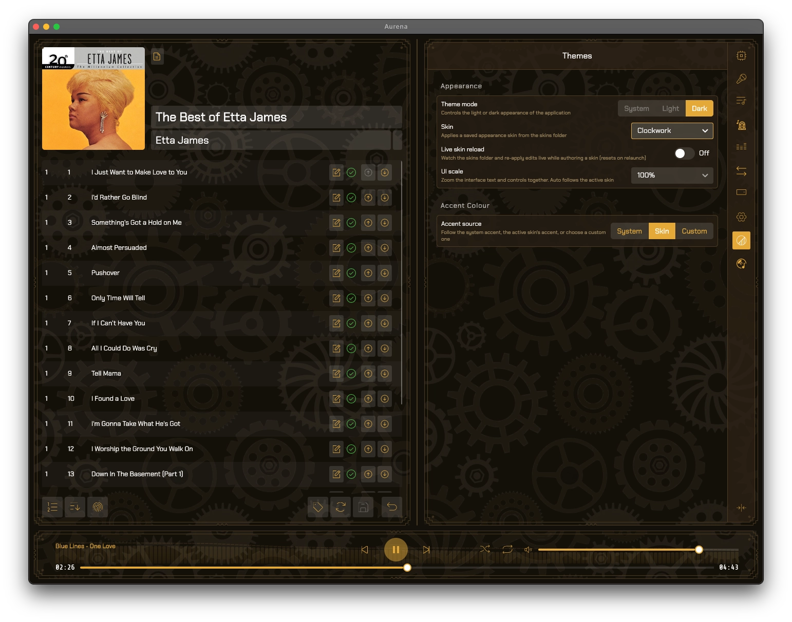 Metadata editor with MusicBrainz confidence indicator